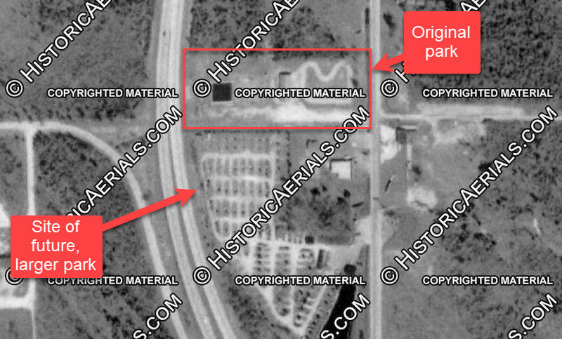 Mackinac City Fun Parks - 1994 Aerial Of Original Park